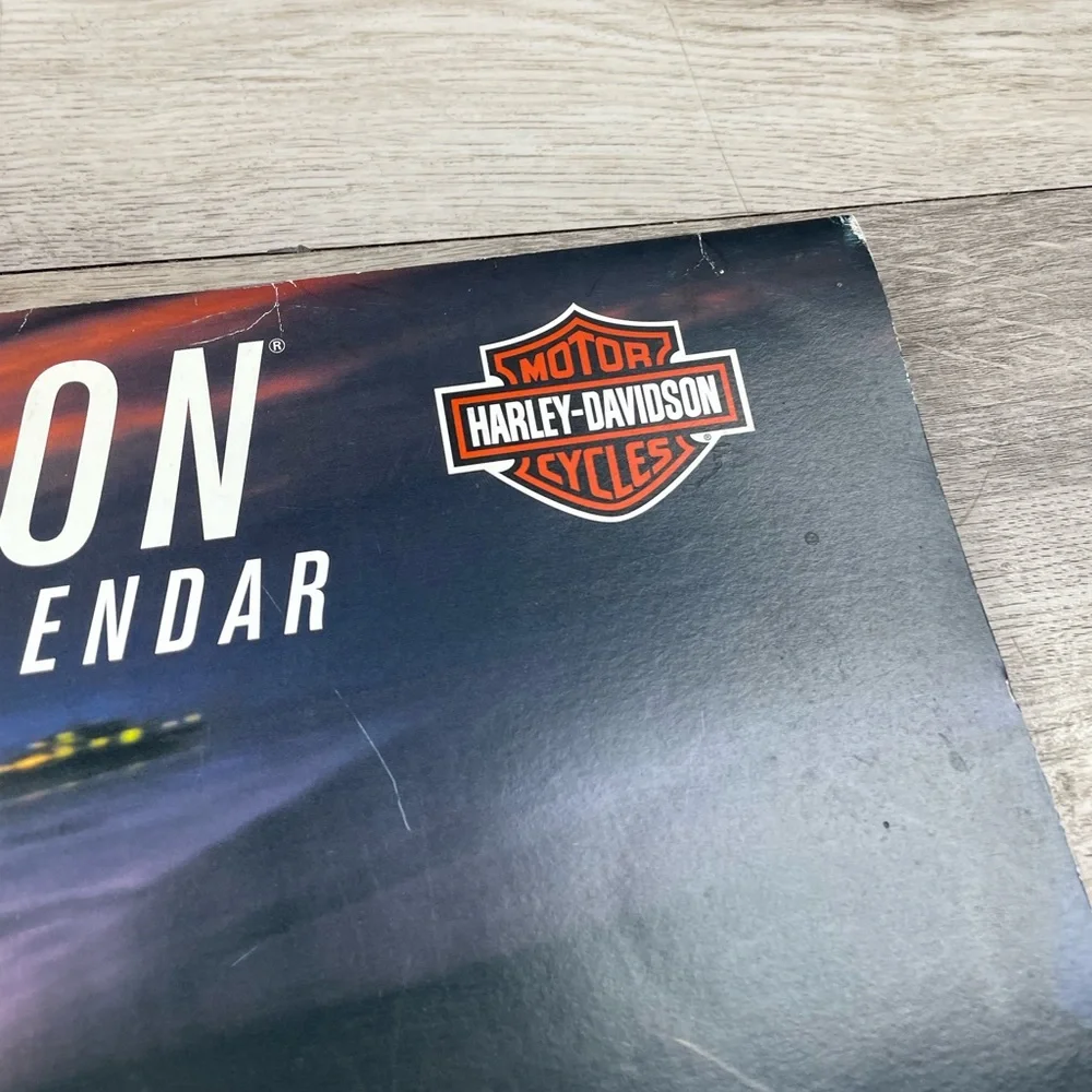 Harley Davidson 2002 Wall Calendar Motorcycles Use Again in 2030! Y2K